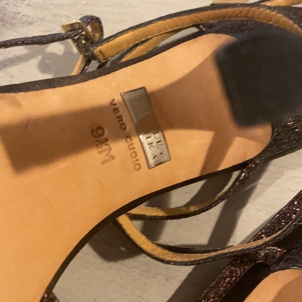 Badgley Mischka Strappy Bronze Sandal​​​​​​​​​​​ - Picture 8 of 9